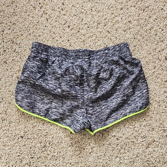 SO Black and Neon Yellow Athletic Shorts - Picture 3 of 3